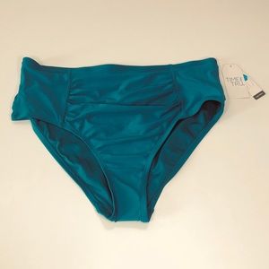 Time and Tru NWT Hi-Waisted Emerald Bikini Bottoms